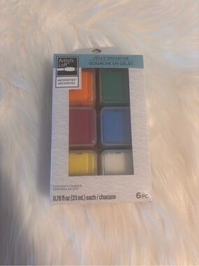 Artist's Loft Jelly Gouache Paint Set - Multicolour 6 Pieces